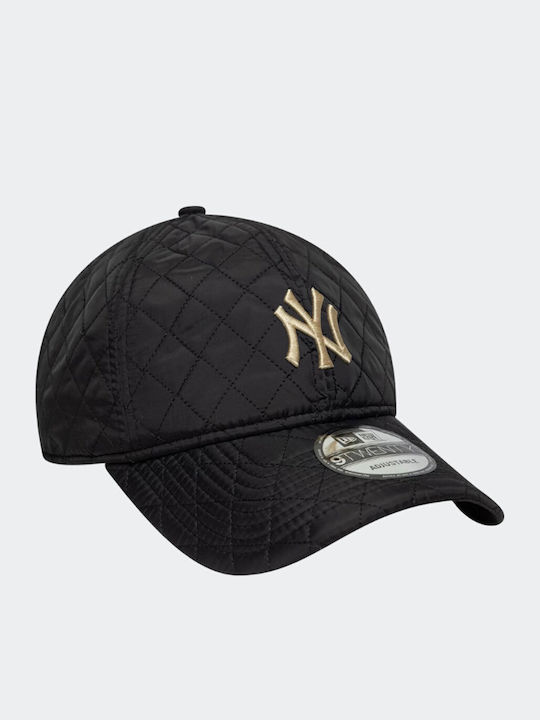 New Era New York Yankees MLB Quilted Black 9twenty Adjustable Cap Jockey Black