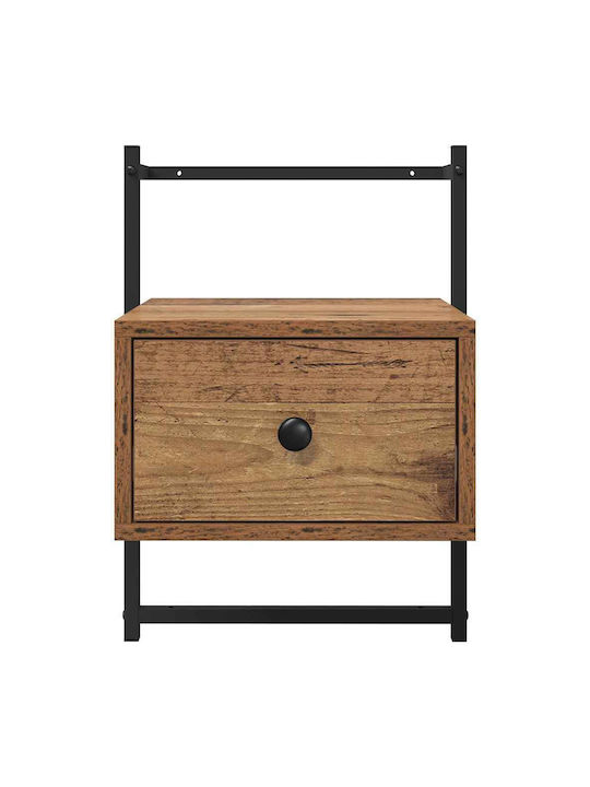 Комод Дървен с Метални Крака Processed wood 35x30x51см