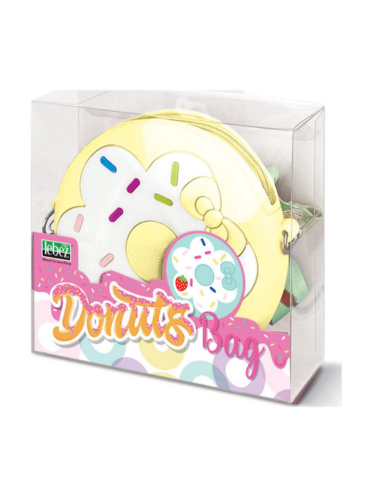 Mini Donuts Silicon Geantă Fermuar Curea Reglabilă pentru Umăr Ø 12 X 3,5 Cm 8 Bucăți Display