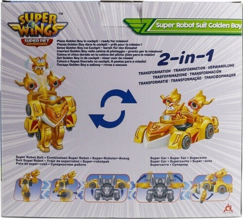 Action Figure Super Wings SUPER PET ROBOT SUIT GOLDEN BOY