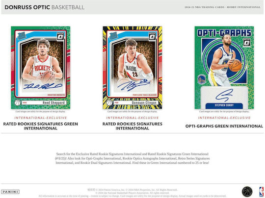 2024/25 Panini Donruss Optic Basketball International Hobby Box