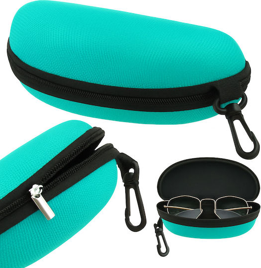 Glasses Case Zola Universal Soft Lining 17x8.5 Cm Turquoise