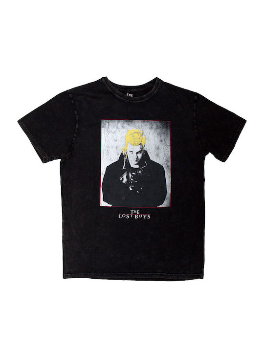 Μπλούζα Lost Boys David Poster Stone Wash T-shirt Black Lbstnw01mb