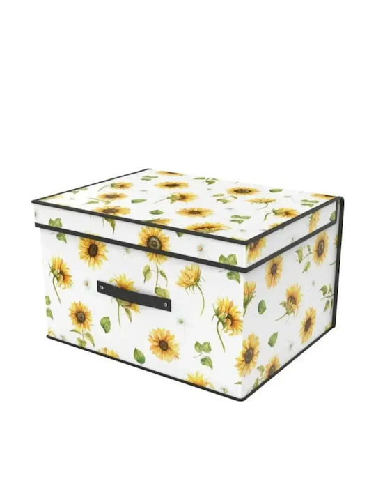 Tpster Fabric Storage Box with Lid 70x40x30cm
