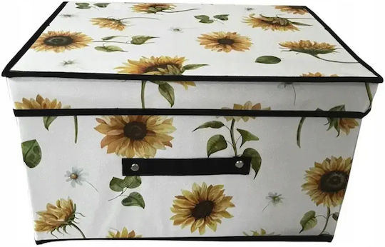 Tpster Stoff Aufbewahrungsbox mit Deckel 70x40x30cm 1Stück