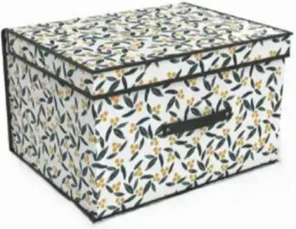 Tpster Fabric Storage Box with Lid 70x40x30cm