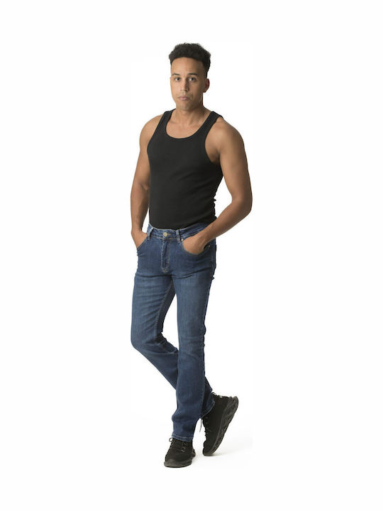 Men's Jeans Pants with Regular Fit Classic Blue