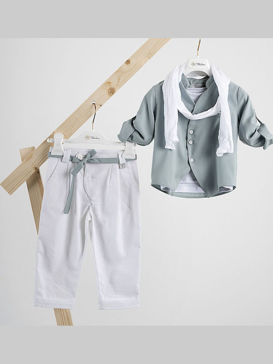 Piccolino Costum De Botez Pentru Băieți Max Verde