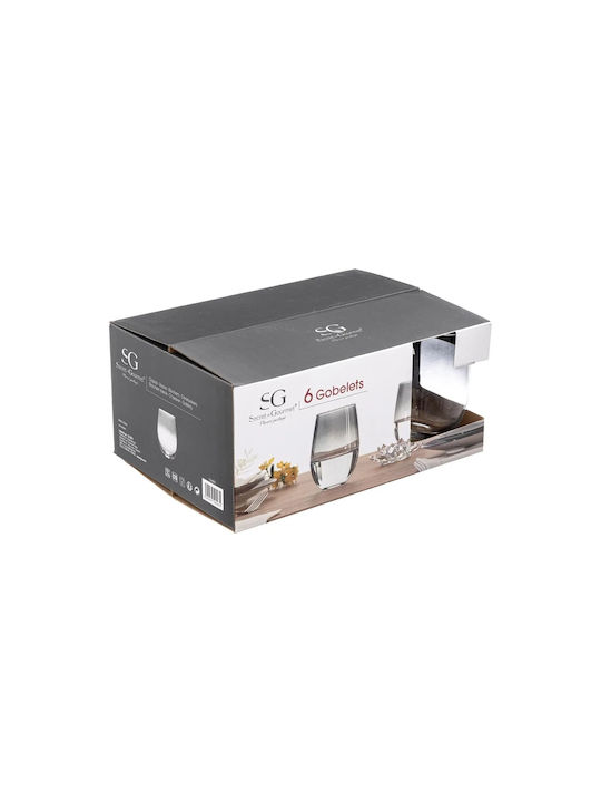 Sauvage Glass Set Water made of Glass 540ml 6pcs