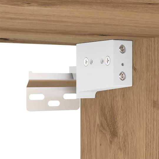 Hängeschrank fürs Wohnzimmer aus Spanplatte in Walnuss 30x31x60 cm