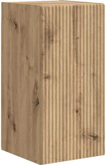 Hängeschrank fürs Wohnzimmer aus Spanplatte in Walnuss 30x31x60 cm