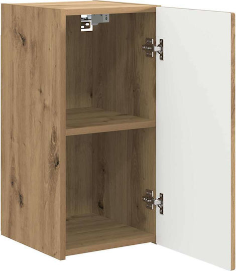 Hängeschrank fürs Wohnzimmer aus Spanplatte in Walnuss 30x31x60 cm