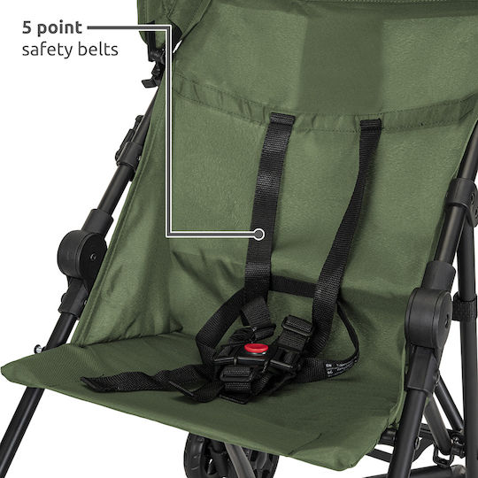 Lorelli Vaya Umbrella Stroller Suitable from 6+ Months Green 4.7kg