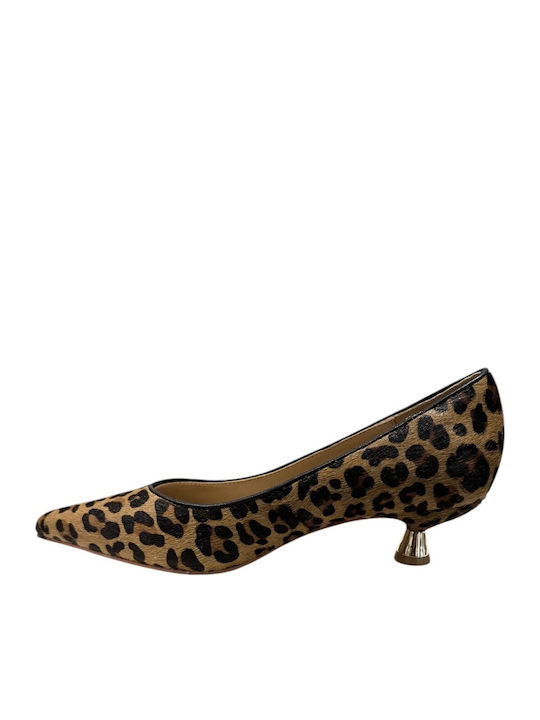 Pantofi cu toc Animal Print