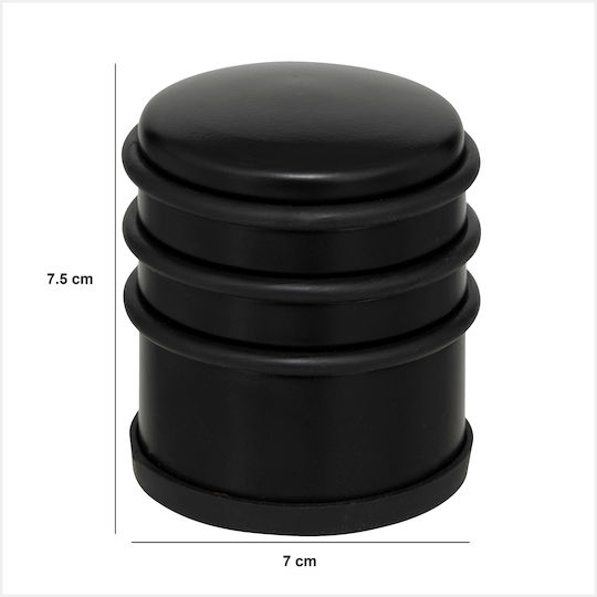 Door Stop Metallic Black