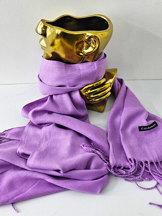 Women's Wool Scarf Purple