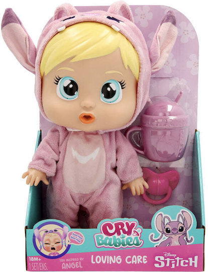 AS Cry Babies Baby Doll Agapoulinia Disney Stitch Angel for 1.5+ Years 30 cm (Various Designs/Assortments of Designs) 1pc