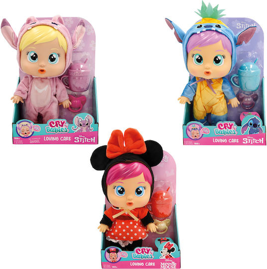 AS Cry Babies Baby Doll Agapoulinia Disney Stitch Angel for 1.5+ Years 30 cm (Various Designs/Assortments of Designs) 1pc