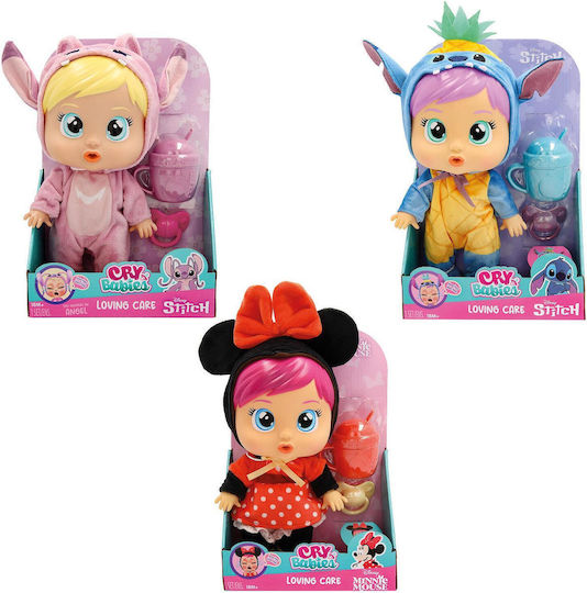 AS Cry Babies Baby Doll Agapoulinia Disney Stitch Angel for 1.5+ Years 30 cm (Various Designs/Assortments of Designs) 1pc