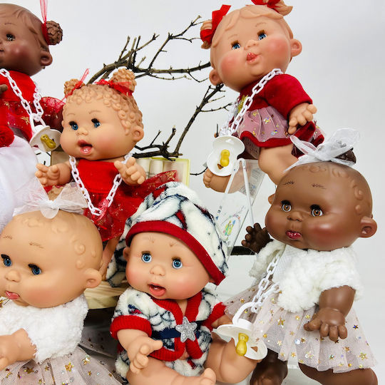 Nines d' Onil Baby Doll X-mas Edition Snowman 26 cm Various Designs 1pc