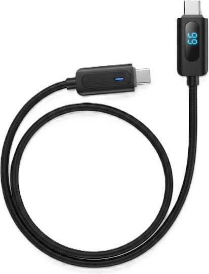 Andowl Qsj533 USB 2.0 Cable USB-C Male - USB-C 100W PD Black 1m Q-SJ533