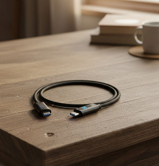 Andowl Qsj533 USB 2.0 Cable USB-C Male - USB-C 100W PD Black 1m Q-SJ533