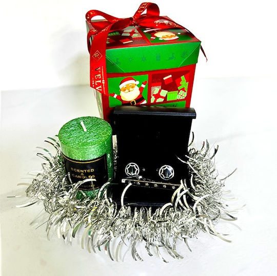 Secret Santa Package Scented Candle Cufflink Set Tie Pin In A Christmas Design Box