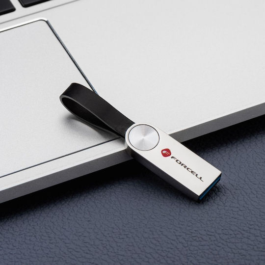 Forcell 64GB USB 3.2 Stick Ασημί