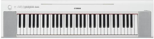 Yamaha Ηλεκτρικό Stage Πιάνο NP-15 Piaggero Set Ενσωματωμένα Ηχεία και Σύνδεση με Ακουστικά και Υπολογιστή White