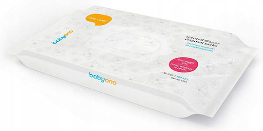 Babyono Replacement Bags for Bin Blue 100 Pieces