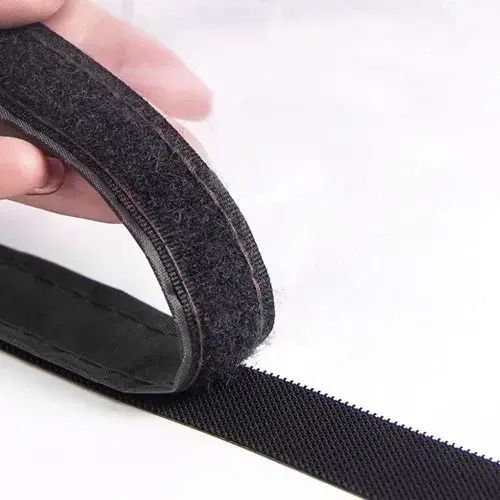 Hoomei Plasă De Țânțari Pentru Ușă Cu Scai Cu Închidere Magnetică Neagră 280x140cm