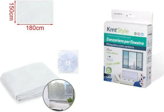 Window Mosquito Net with Velcro Permanent 180x150cm Window Mosquito Net with Velcro Permanent 180x150cm