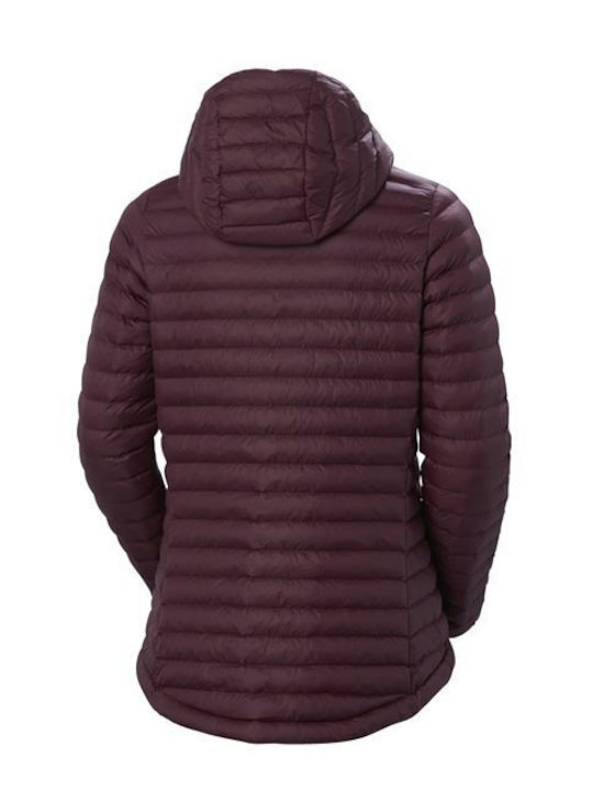 Sirdal Women's Lifestyle Jacket for Winter with Hood Burgundy