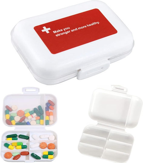 Кутия Квадратна За Организиране На Лекарства Витамини Добавки Pufo Medicine 12 См