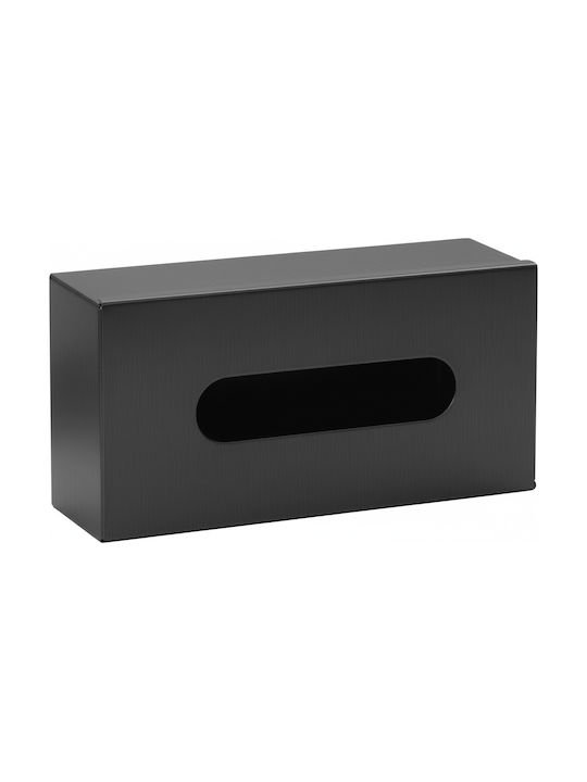 Bronze Art Metallic Tissue Holder Silver 25x13x8cm 57Z8-81