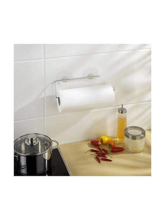 Wenko Metallic Paper Towel Holder Silver 30x8.5cm twm_447655