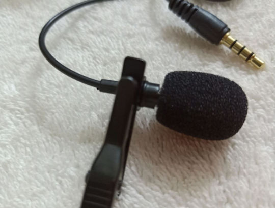 Naxius MIC-10 Δυναμικό Microfon 3.5mm Πέτου, Clip On pentru Vocale