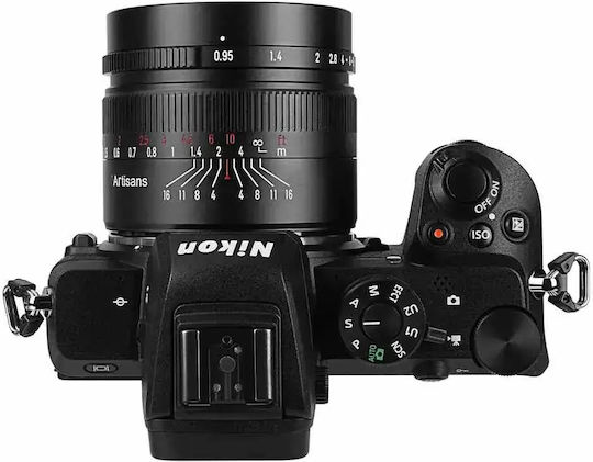 7artisans Crop Camera Lens Photoelectric 50mm F/0.95 Fixed for Nikon Z Mount Black