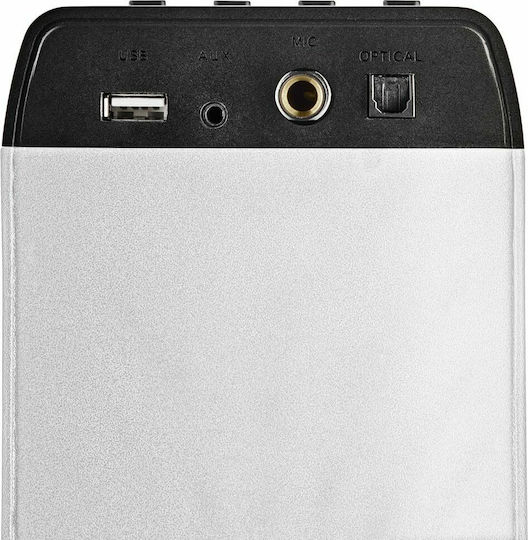 NGS Sky Charm Αυτοενισχυόμενο Ηχείο με Bluetooth 50W (Τεμάχιο) Λευκό