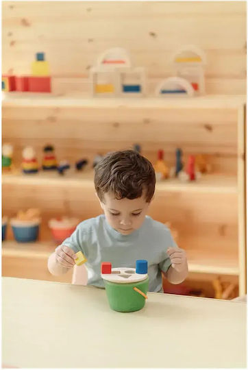 Plan Toys Shape Sorting Toy made of Wood for 12++ Months