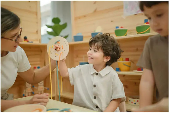 Plan Toys Lacing Toy made of Wood for 36++ Months
