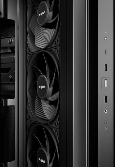 Be Quiet Light Base 500 Gaming Midi Tower Кутия за Компютър със Страничен Прозорец Черна
