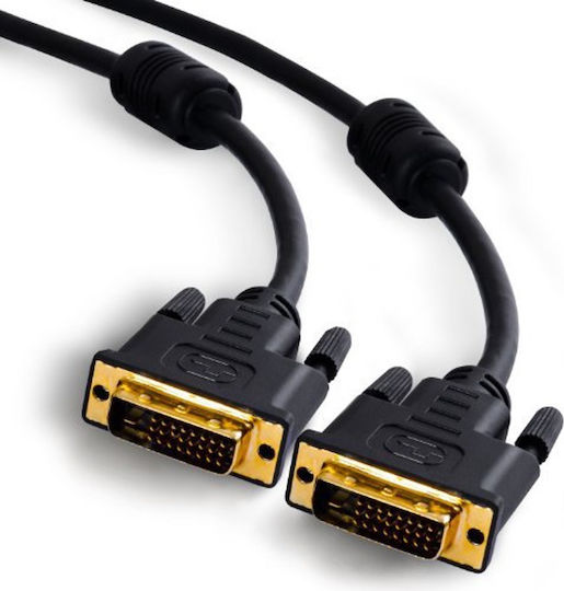 Cable DVI-D male - DVI-D male 10m (18187)