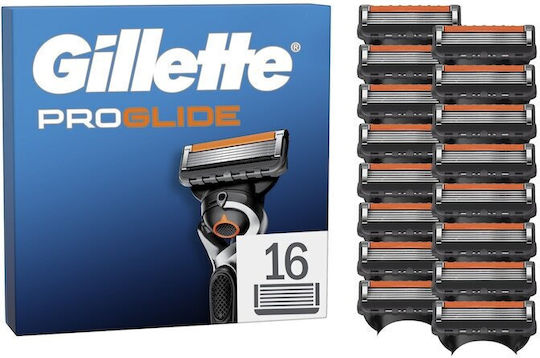 Gillette Proglide Capete De Înlocuire Cu 5 Lame Și Bandă Lubrifiantă 16 Bucăți
