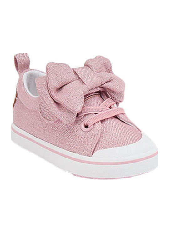 Παιδικά Sneakers με Σκρατς Ροζ