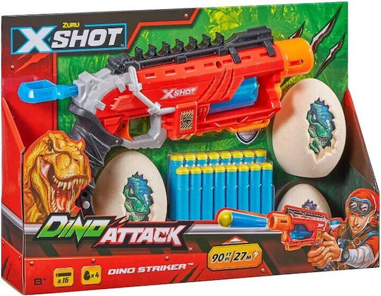 Zuru X-Shot Dino Attack Claw Hunter Оръжие с Дунапренени Стрелички