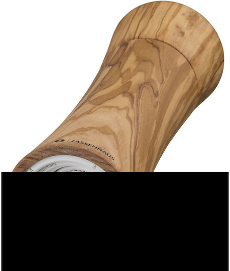 Zassenhaus Frankfurt Olive Wood Manual Wooden Pepper Mill 18cm Brown