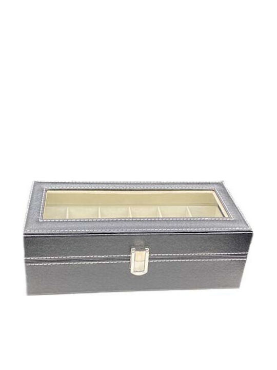 Cutie Elegantă Ceasuri Bijuterii Șase Compartimente Ø 7 X 11 X 30
