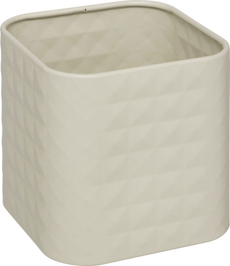 5Five Box for Coffee Sugar Tea with Metallic Beige Lid 11.4x11.4x12.6cm 1 Piece