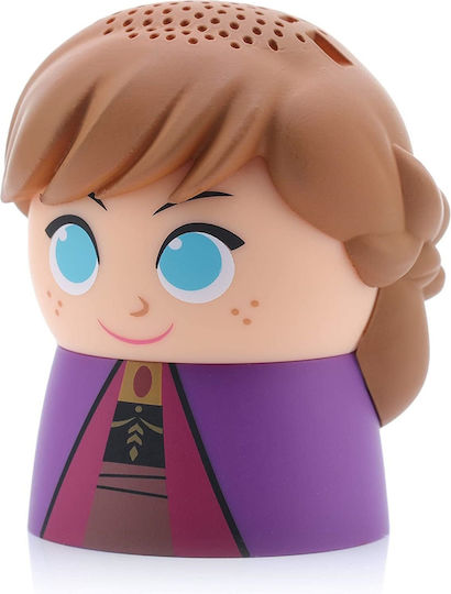 Bitty Boomers Disney: Frozen - Anna Ηχείο Bluetooth με Διάρκεια Μπαταρίας έως 4 ώρες Μωβ
